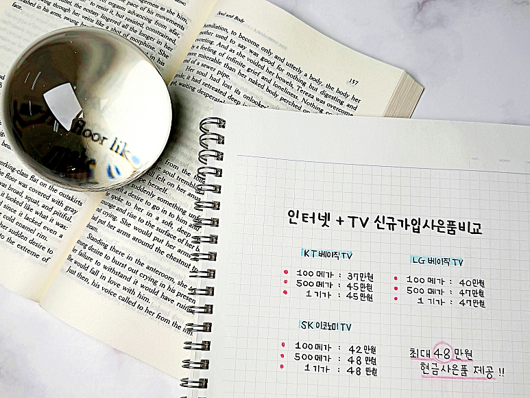 인터넷 티비 신규 가입 사은품